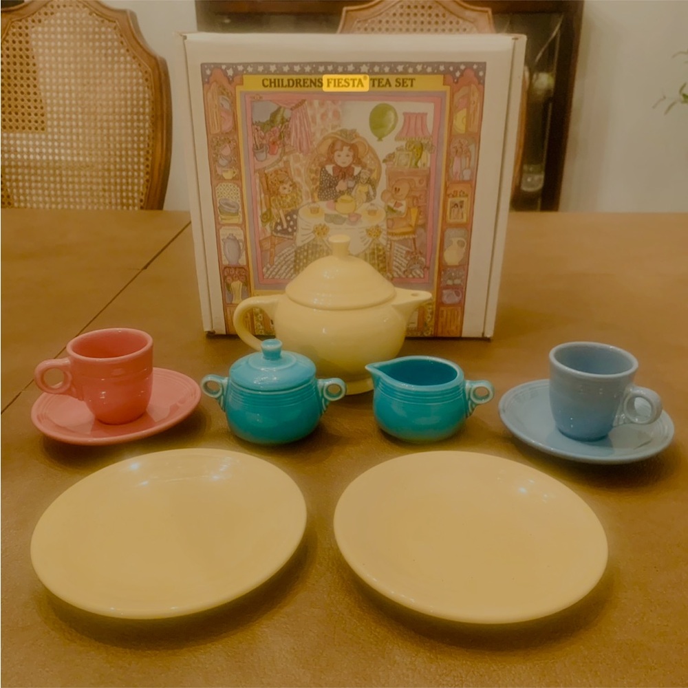 Vintage My First Fiesta Children’s Tea Set,  Fiestaware, Homer Laughlin …